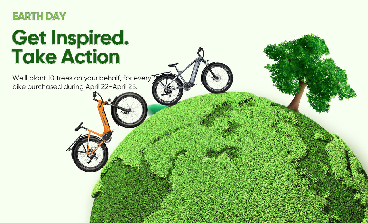 2023 Earth Day: We Plant 10 Trees For Every E-bike You Purchase!