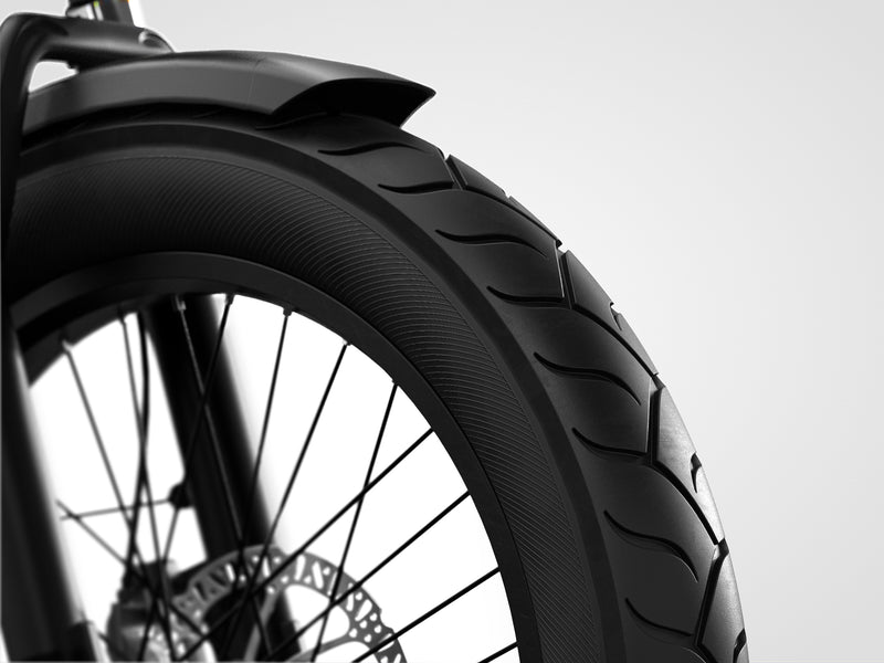 Mokwheel folding ebike with fat tire design for superior grip and stable control on varied terrains