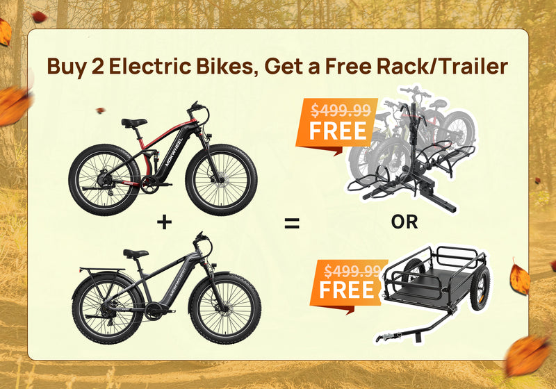 Deal 4: Buy 2 E-Bikes and get a
FREE accessory!