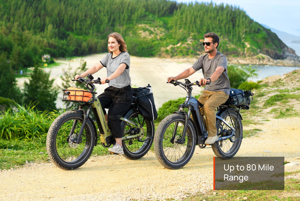 940 Wh lithium-ion battery, providing a range of 80 miles - Mokwheel Basalt ST 2.0 electric bike