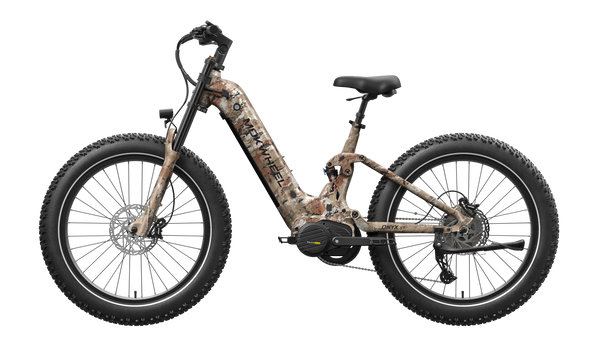 Desert Camo Onyx ST | Step-Through Full Suspension Mid Drive Ebike