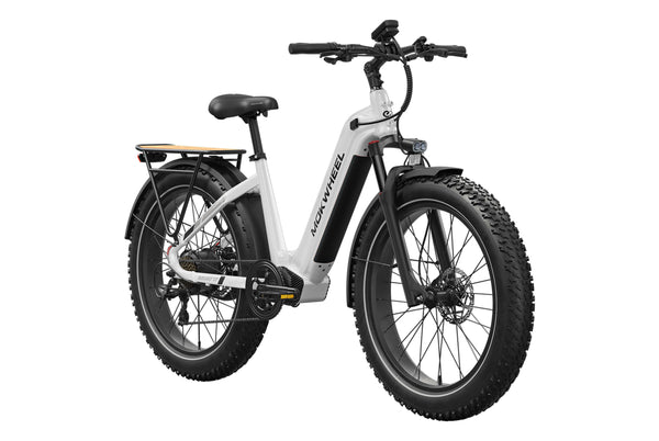 White Basalt ST 2.0 | Best All Terrain Electric Bike | Mokwheel
