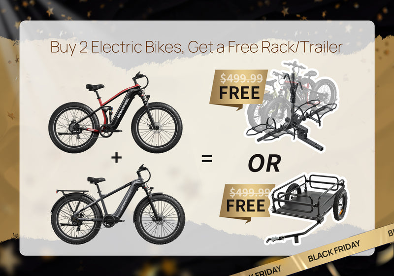Deal 4: Buy 2 E-Bikes and get a
FREE accessory!