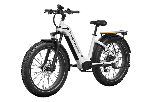 White Basalt ST 2.0 | Best All Terrain Electric Bike | Mokwheel