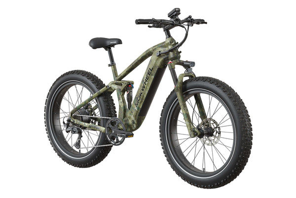 Jungle Camo Obsidian 2.0 | Menâs Off-Road Electric Mountain Bike | Mokwheel
