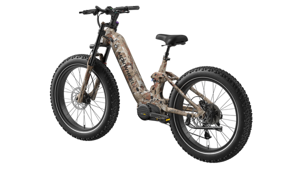 Desert Camo Onyx ST | Step-Through Full Suspension Mid Drive Ebike