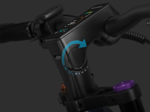 Height-adjustable design that keeps control stable and secure over changing terrain