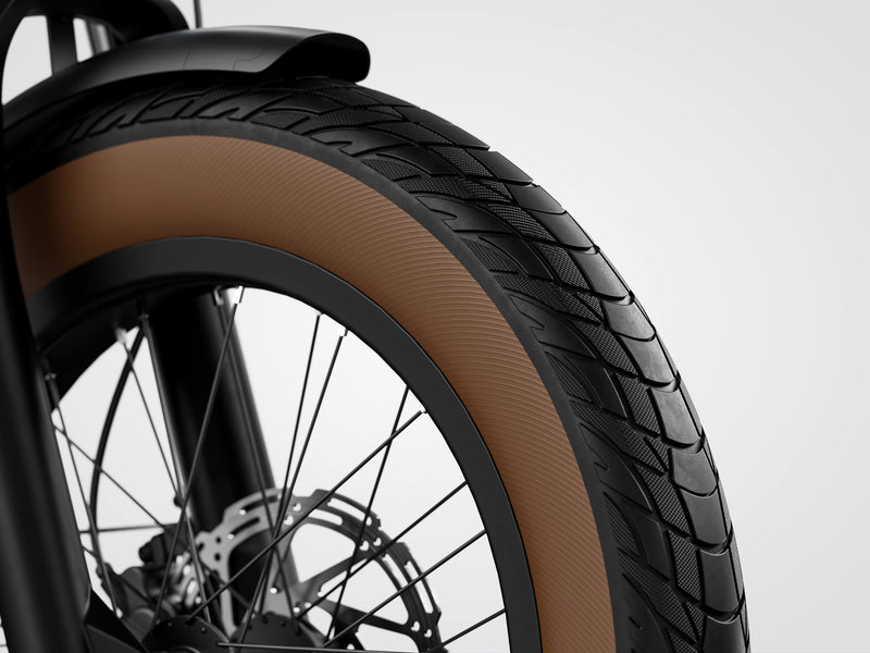 Mokwheel folding ebike with fat tire design for superior grip and stable control on all terrains