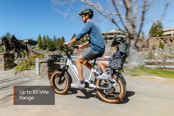 Mokwheel 20-Inch E-Bike with 80-Mile Max Range - Ride Farther, Charge Less