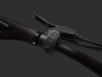 Mokwheel ebike with thumb throttle for smooth and effortless acceleration control