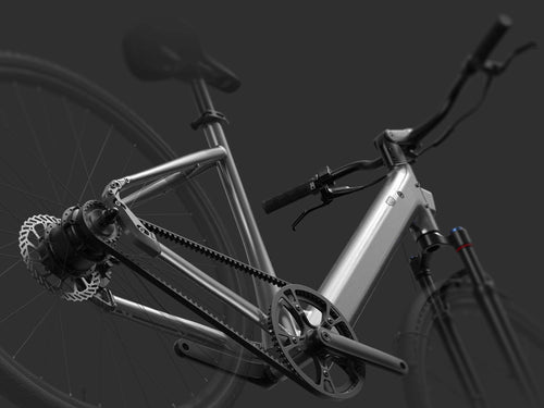 Flint ST Pro ultra-light belt-drive e-bike with step-through frame for easy daily city rides