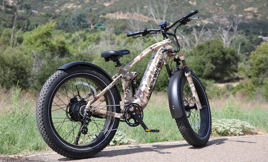 Mokwheel Obsidian - electric fat tire hunting bike