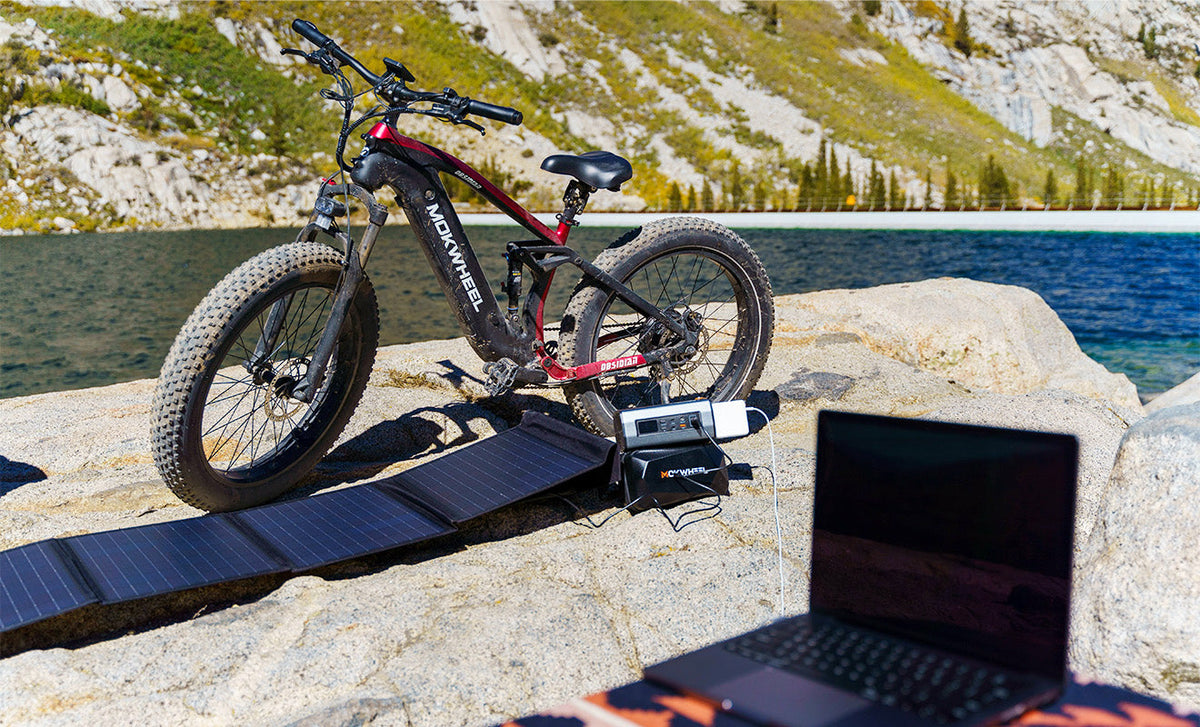 Mokwheel solar charging electric bikes