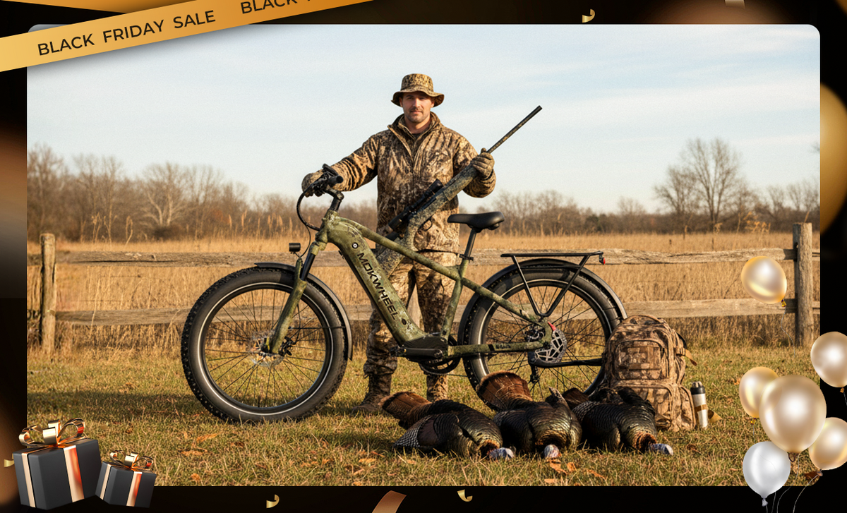 When Black Friday Meets Hunting Season: How to Choose the Perfect Camo E-Bike for the Wild