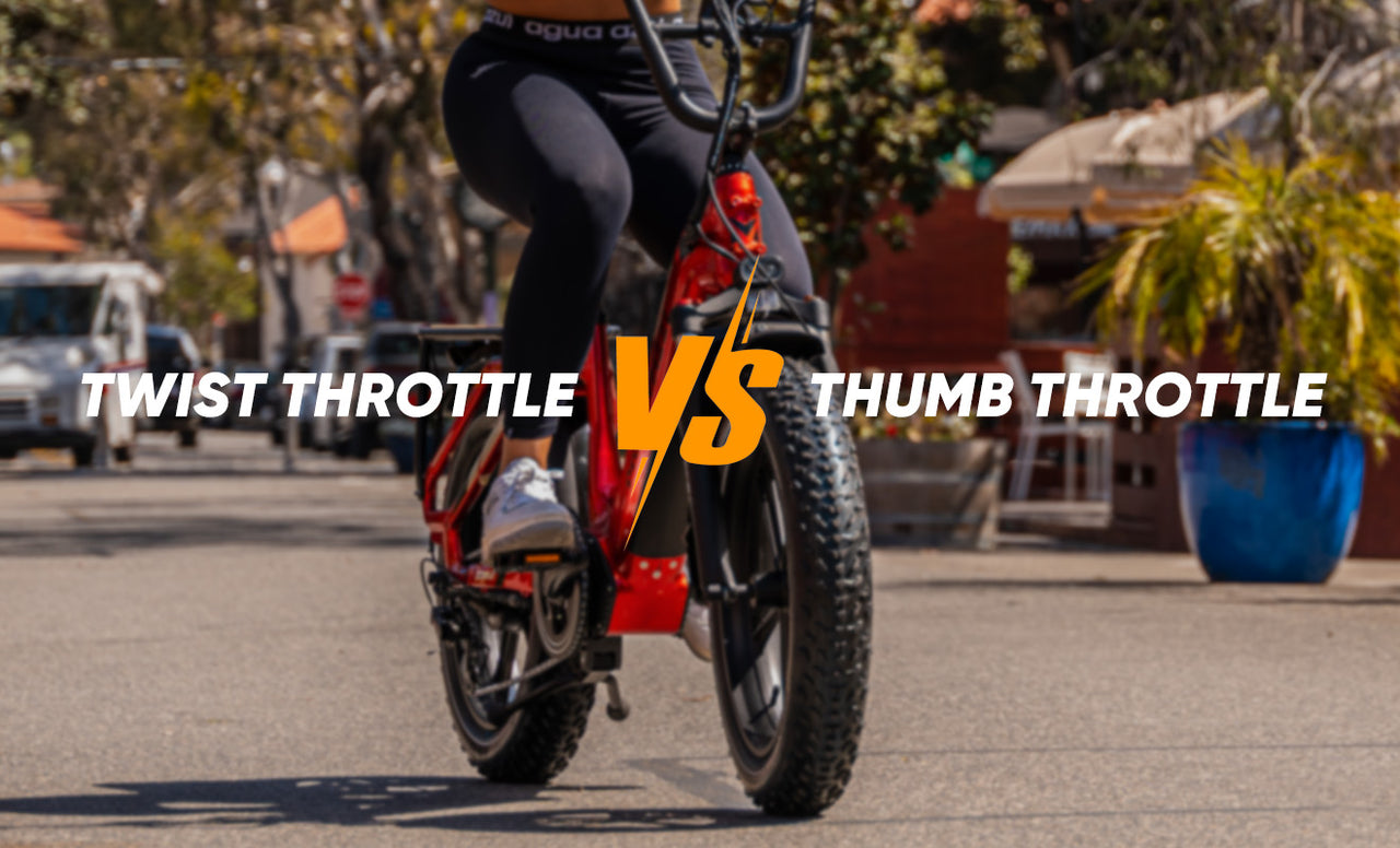 Twist Throttles vs. Thumb Throttles fo Electric Bikes