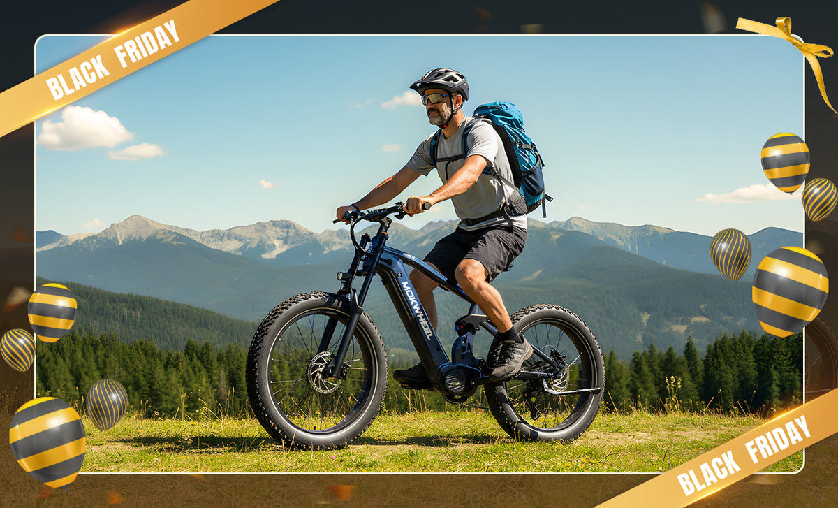 Mokwheel Onyx e-bike: Full Suspension Design and Mid-Drive Motor System for the Ultimate All-Terrain Riding Experience