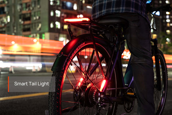 Smart Tail Light for City E-Bikes - Enhancing Safety & Visibility in Urban Commuting
