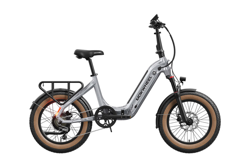 Platinum Slate| Lightweight Folding Fat Tire Electric Bike For Adults