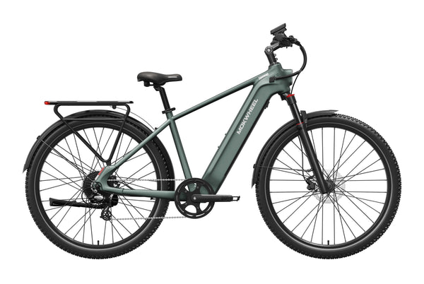 Pine Green Tarmac | Commuter E Bike | Best Commuter Ebike | Mokwheel