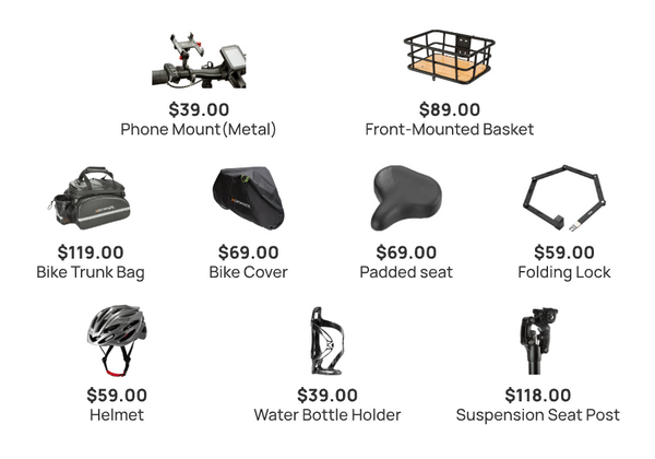 Deluxe Accessory Pack（For Commuter）