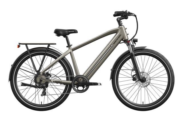 Khaki Asphalt | Men's Beach Cruiser Electric Bike | Cruiser Ebike
