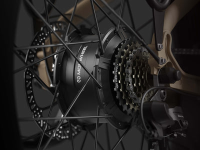 Mokwheel adult ebike with 750W high-power motor and 1150W peak for strong acceleration and climbing