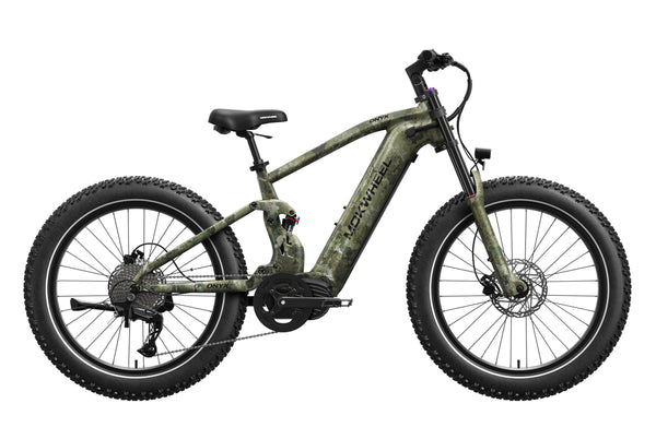 Jungle Camo Onyx | Best 1000w Mid-Drive Fat Tire Ebike