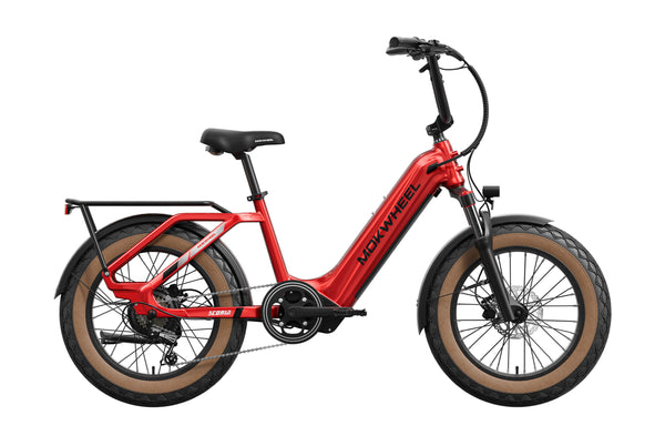 Firebrick Scoria| Best 20 Inch Electric Bike For All Heights| Mokwheel
