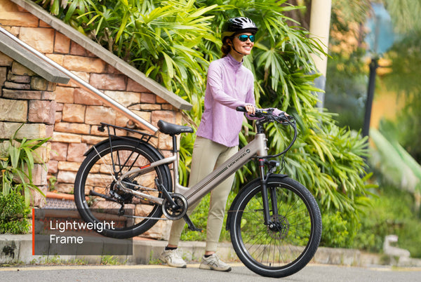 Lightweight Aluminum Frame - Effortless Handling for Senior E-Bike Riders