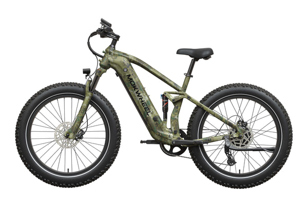 Jungle Camo Obsidian 2.0 | Men’s Off-Road Electric Mountain Bike | Mokwheel