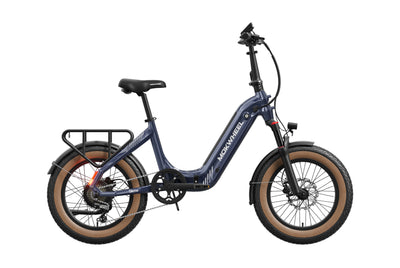 Denim Slate| Lightweight Folding Fat Tire Electric Bike For Adults