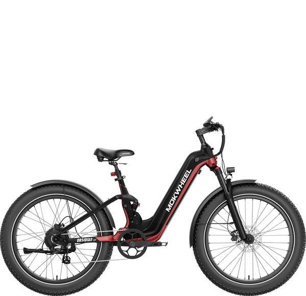  Obsidian ST | Full Suspension Step Through Ebike | Mokwheel