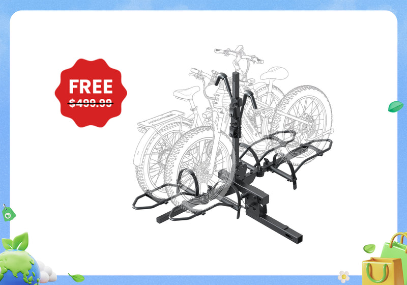 Deal 2: Buy two bikes, haul them both. Hitch rack included.