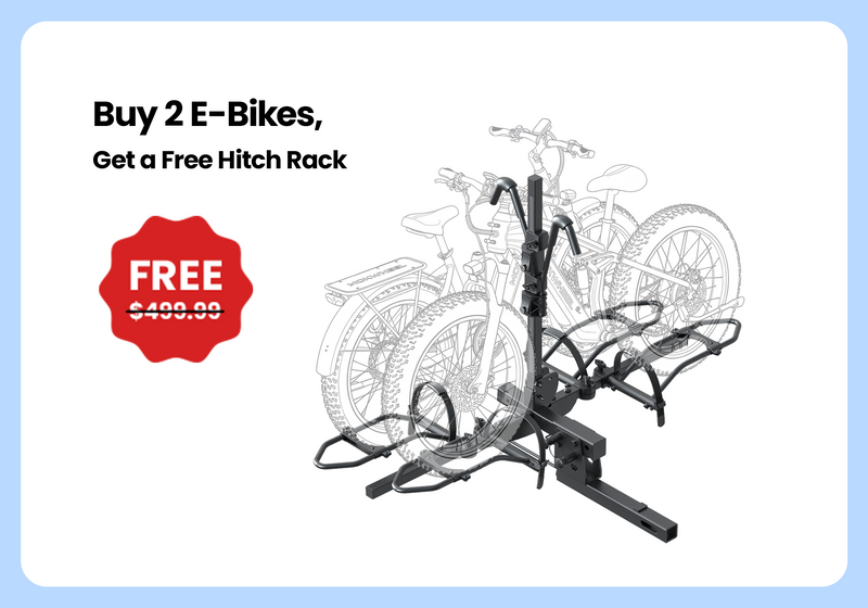 Deal 2: Buy two bikes, haul them both. Hitch rack included.