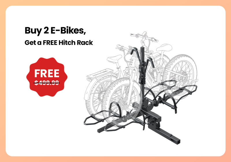 Deal 2: Buy two bikes, haul them both. Hitch rack included.