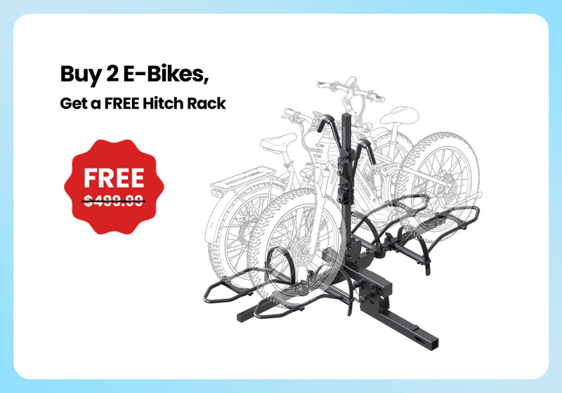 Deal 2: Buy two bikes, haul them both. Hitch rack included.