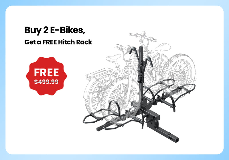 Deal 2: Buy two bikes, haul them both. Hitch rack included.