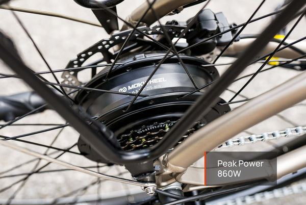 860W Gentle Peak Power - Safe Yet Potent Assistance for Senior E-Bike Riders