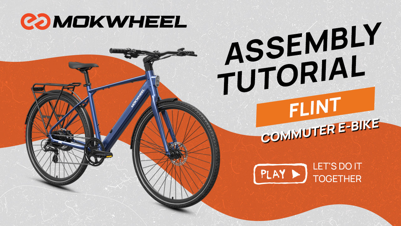 Flint Pro ultra-light belt-drive e-bike assembly video for quick setup before city rides