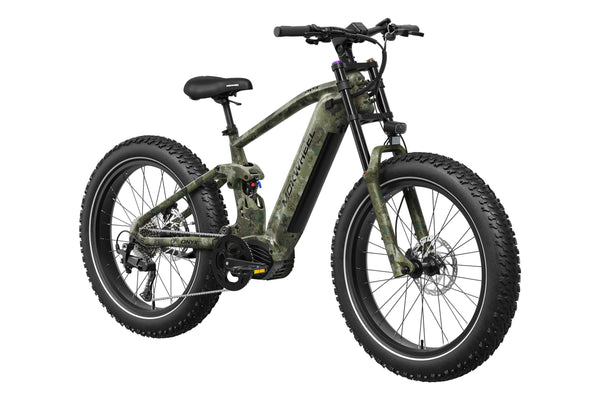 Jungle Camo Onyx | Best 1000w Mid-Drive Fat Tire Ebike
