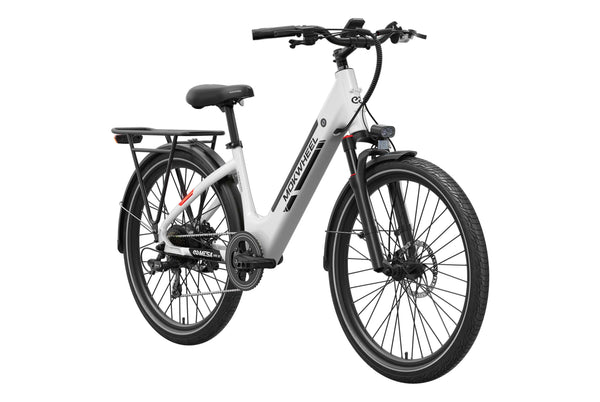 White Mesa Lite ST| Electric Bike For Older Adults| Mokwheel