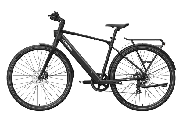 Phantom Black FLINT | Lightweight City Electric Bike for Urban Commuters | Mokwheel