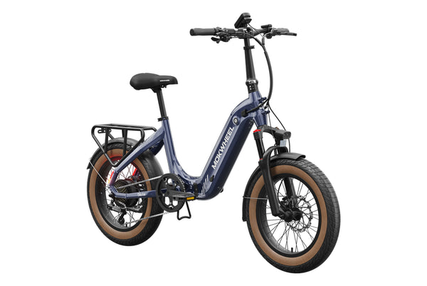 Denim Slate| Lightweight Folding Fat Tire Electric Bike For Adults