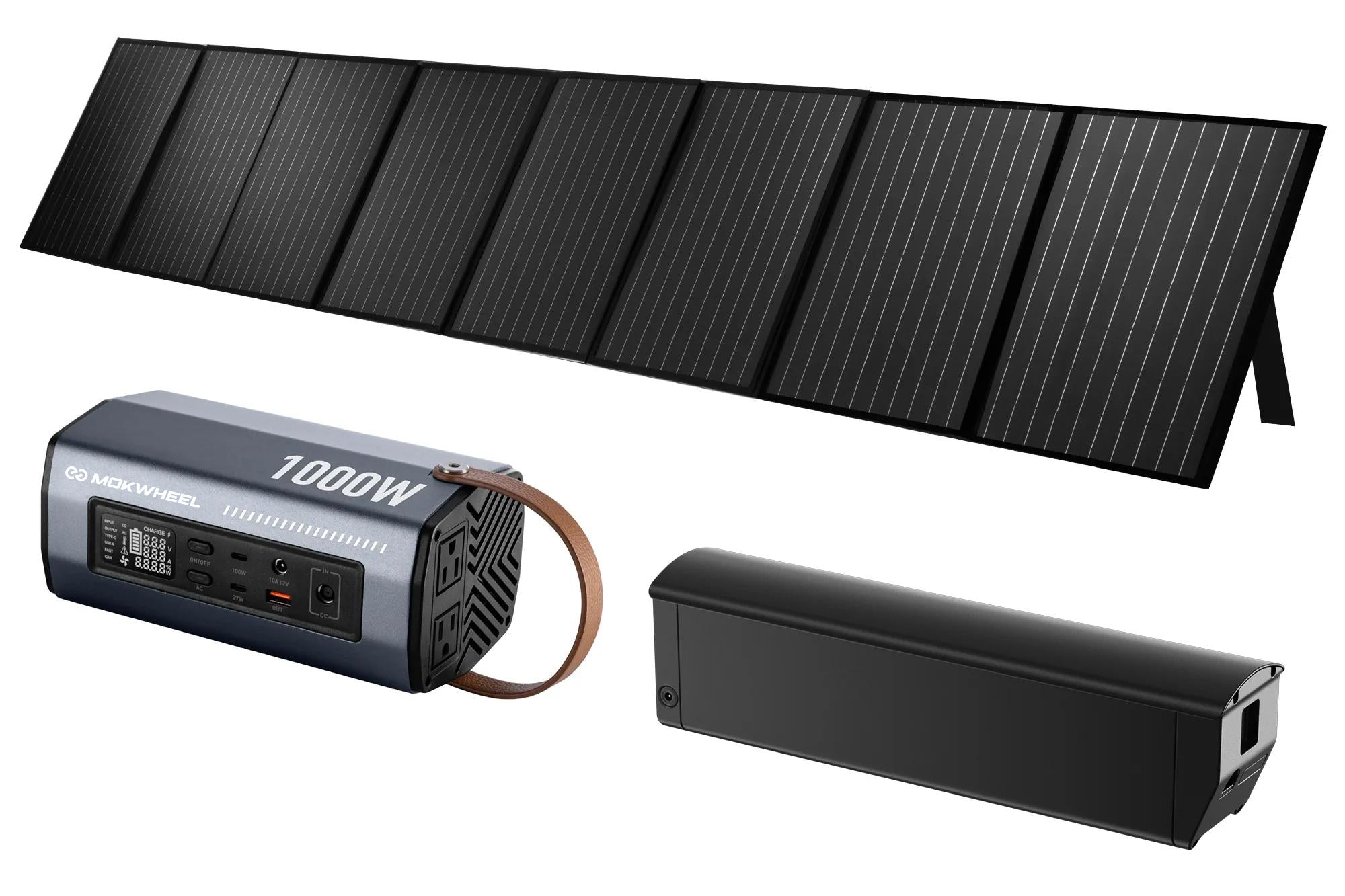 230W Solar Panel + Inverter + Battery