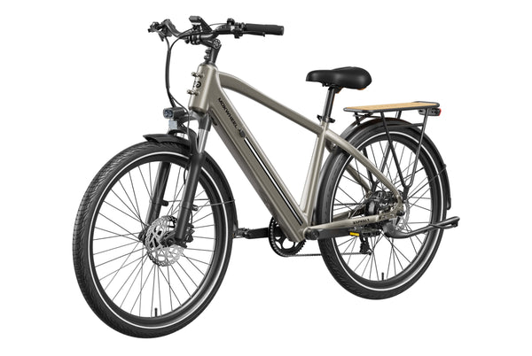 Khaki Asphalt | Men's Beach Cruiser Electric Bike | Cruiser Ebike