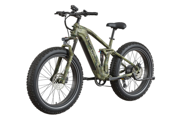 Jungle Camo Obsidian 2.0 | Men’s Off-Road Electric Mountain Bike | Mokwheel