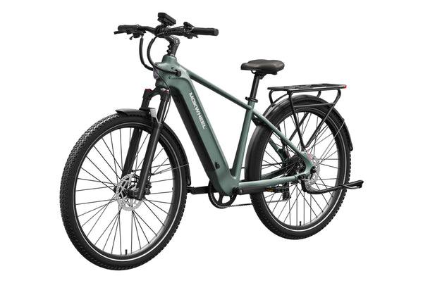 Pine Green Tarmac | Commuter E Bike | Best Commuter Ebike | Mokwheel