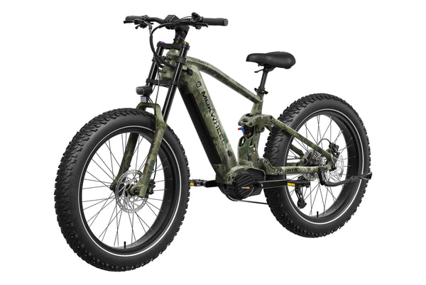 Jungle Camo Onyx | Best 1000w Mid-Drive Fat Tire Ebike
