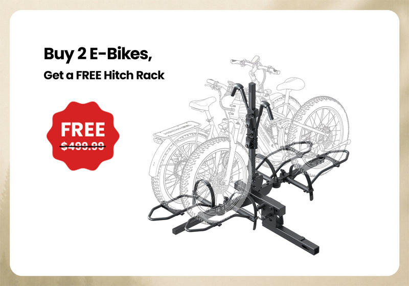 Deal 2: Buy two bikes, haul them both. Hitch rack included.
