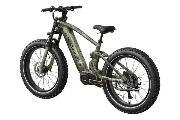 Jungle Camo Onyx | Best 1000w Mid-Drive Fat Tire Ebike